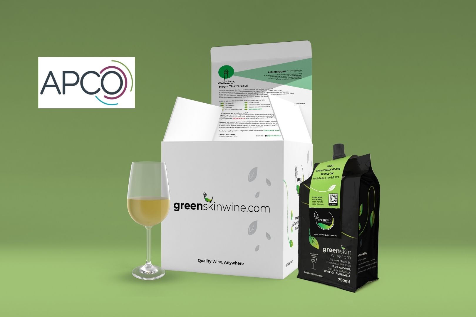 Greenskin Wine joins Australian Packaging Covenant