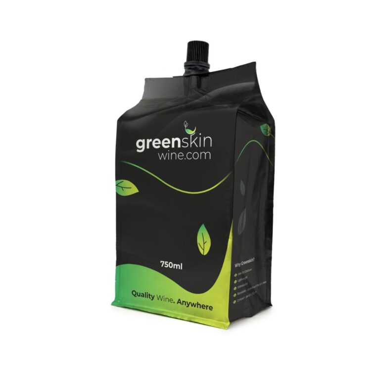 Greenskin Wine Pouch