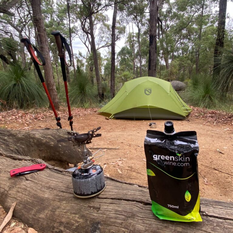 Greenskin Wine the best wine for camping