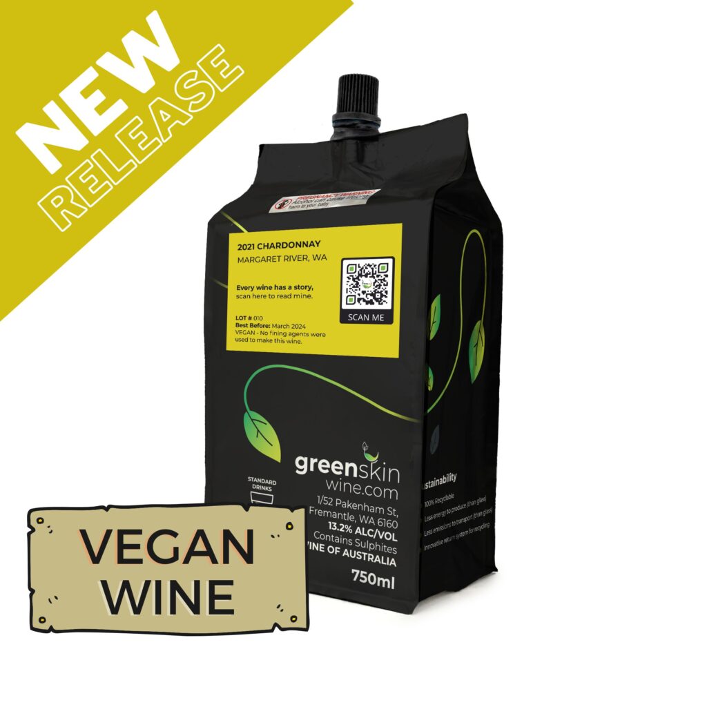 2021 - Greenskin Wine Chardonnay - Vegan Wine