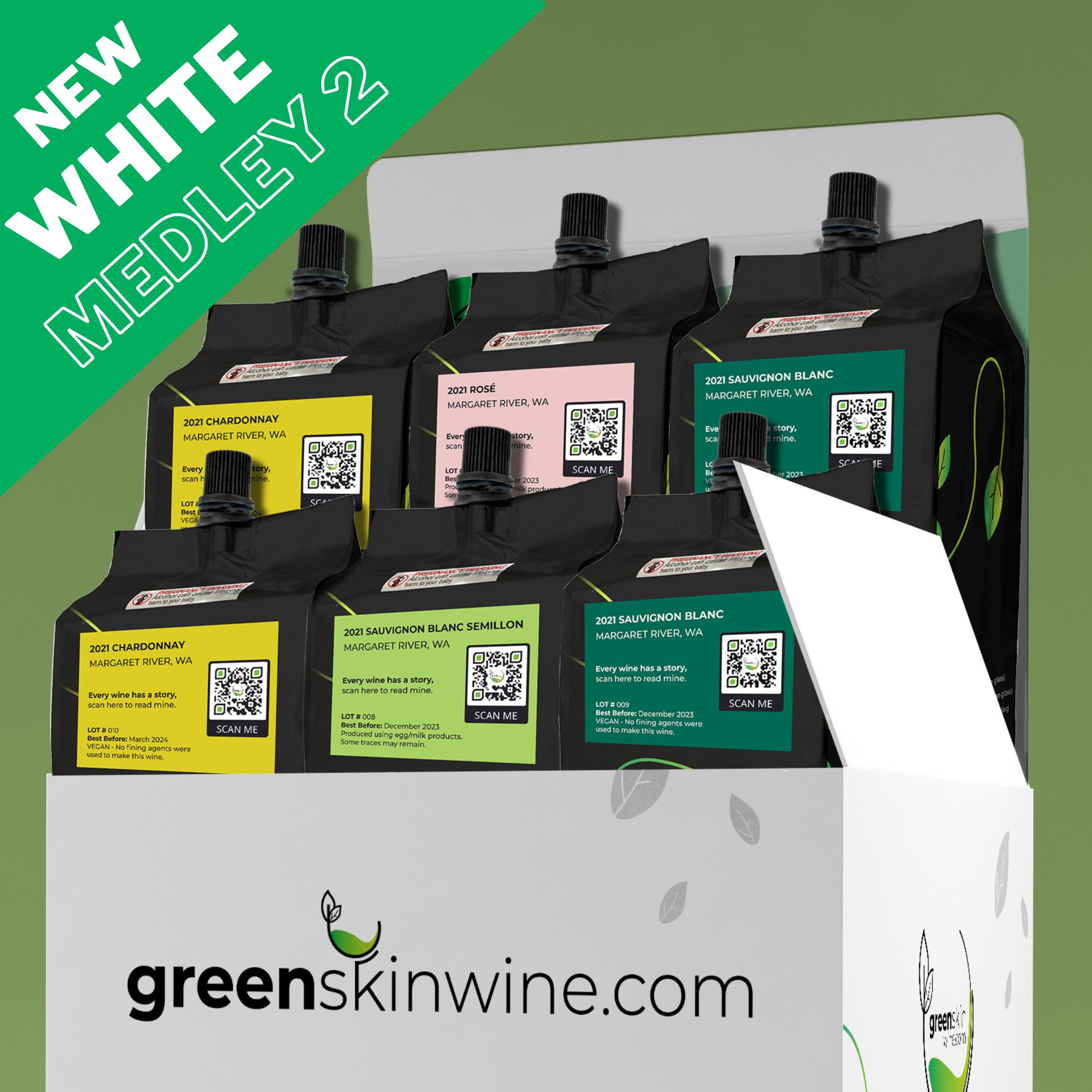 Greenskin Wine - NEW White Medley Collection 2