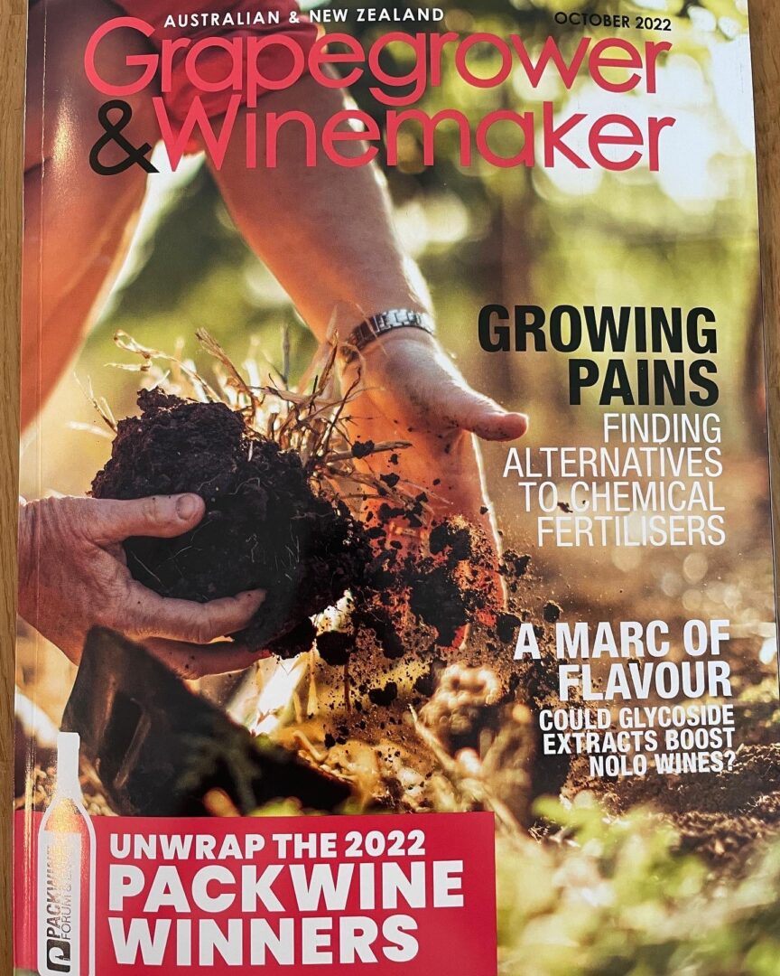 Greenskin Wine wins 2 major wine awards magazine cover