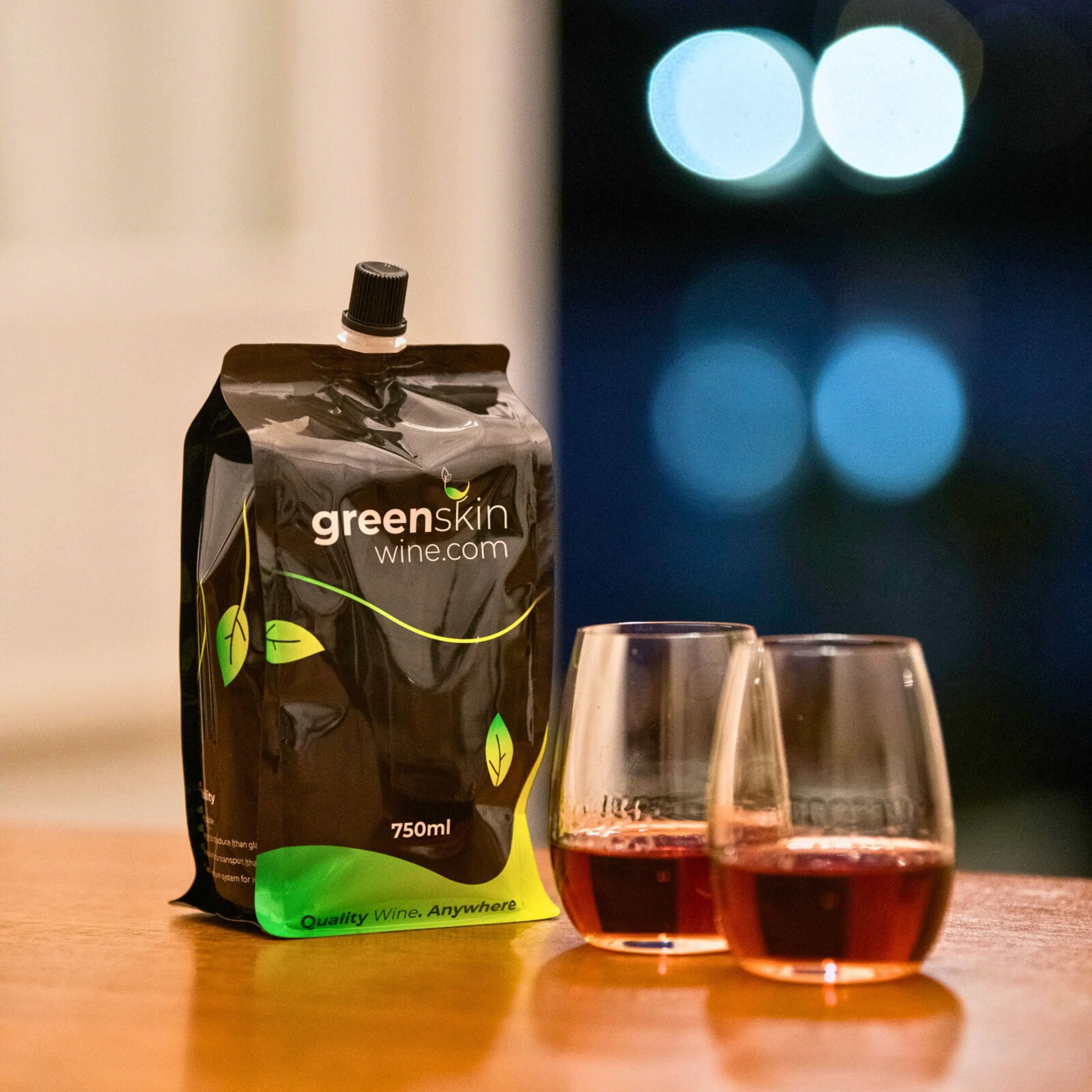Greenskin Wine - Tawny Port - Fortified Wine In A Pouch