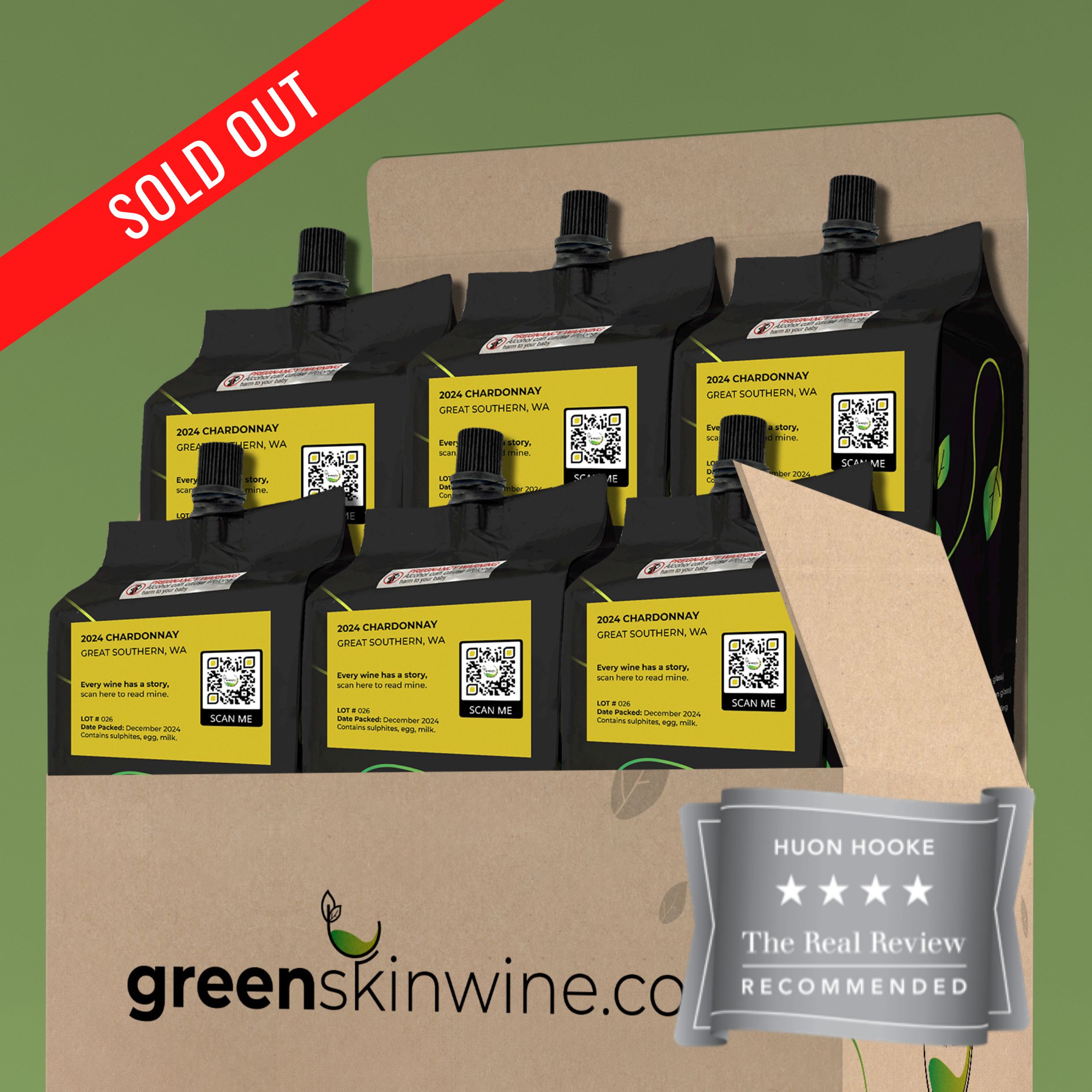 2024 Chardonnay Wine In A Pouch - Sold Out