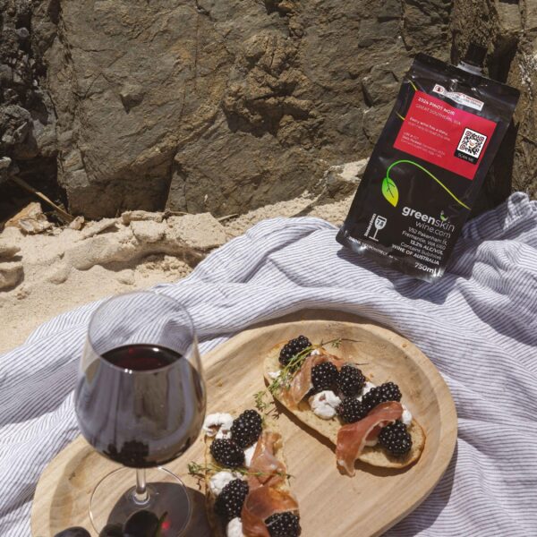 2024 Pinot Noir by Greenskin Wine in a pouch
