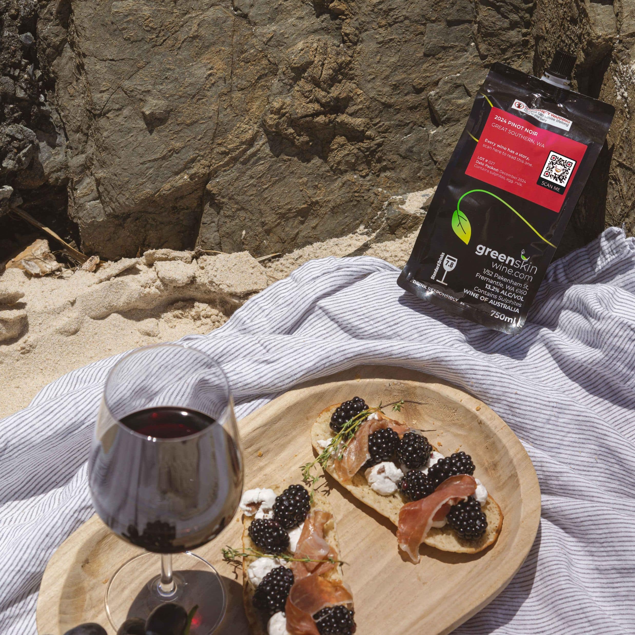 2024 Pinot Noir By Greenskin Wine In A Pouch