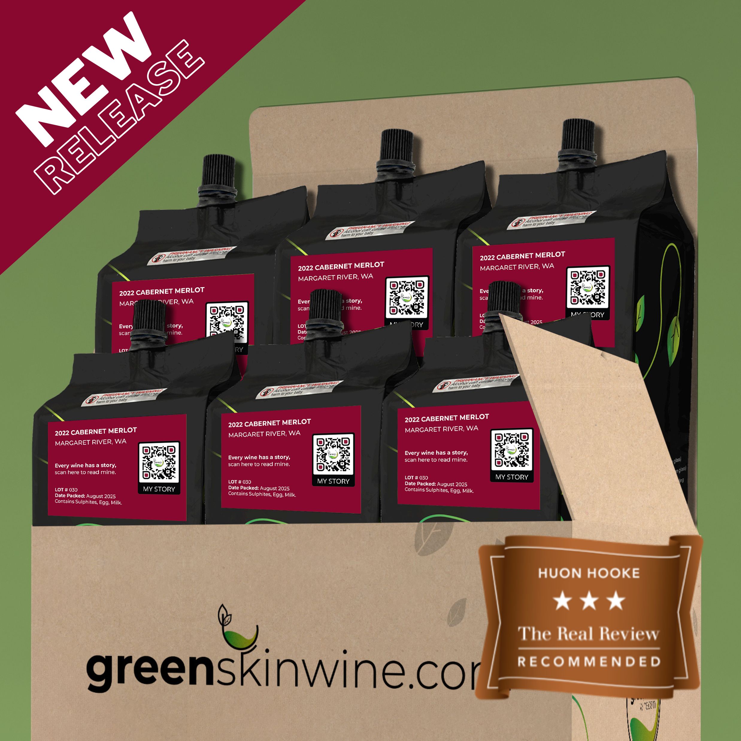 Greenskin Wine - 2022 Cabernet Merlot - New Release