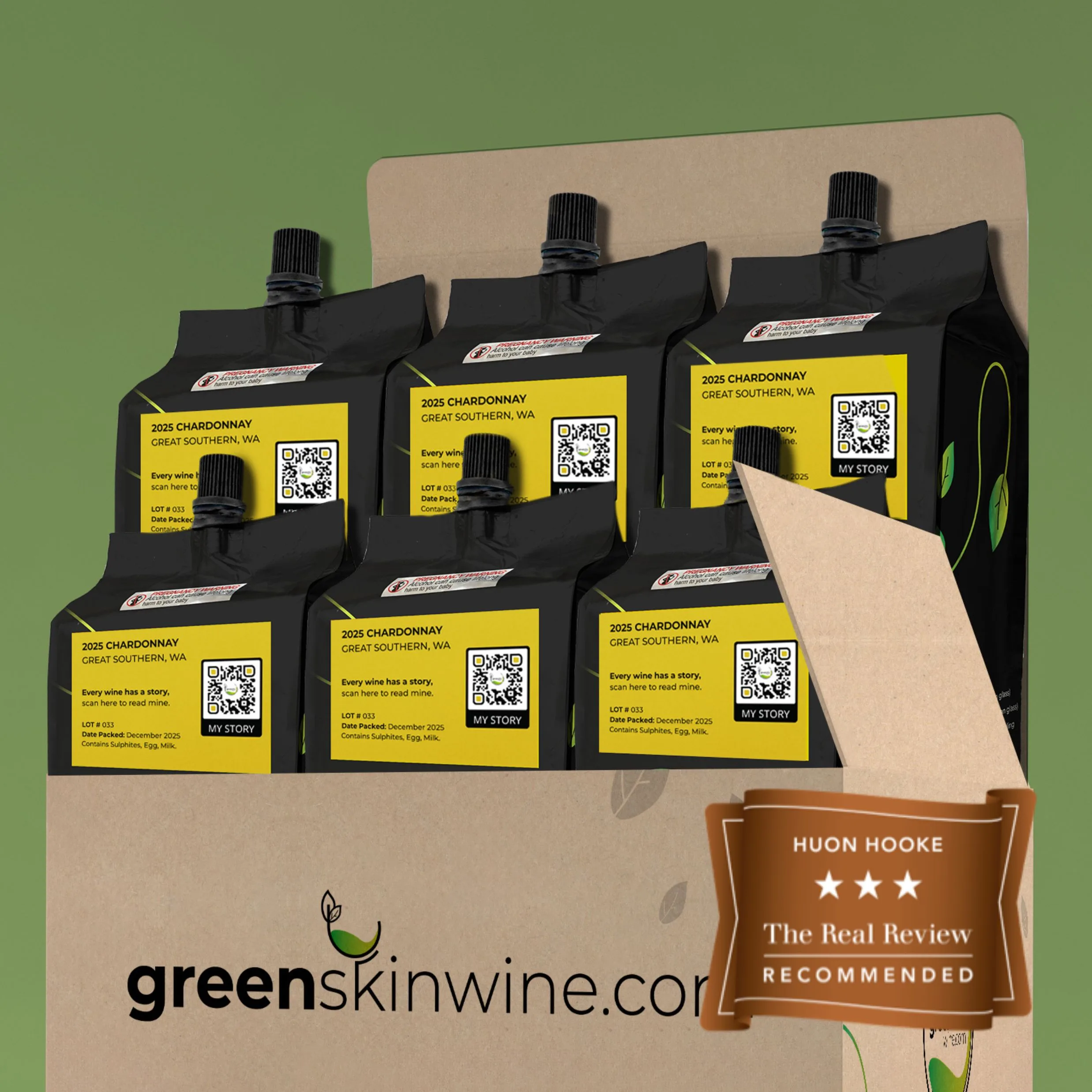 Greenskin Wine - 2025 Chardonnay 6-Pack