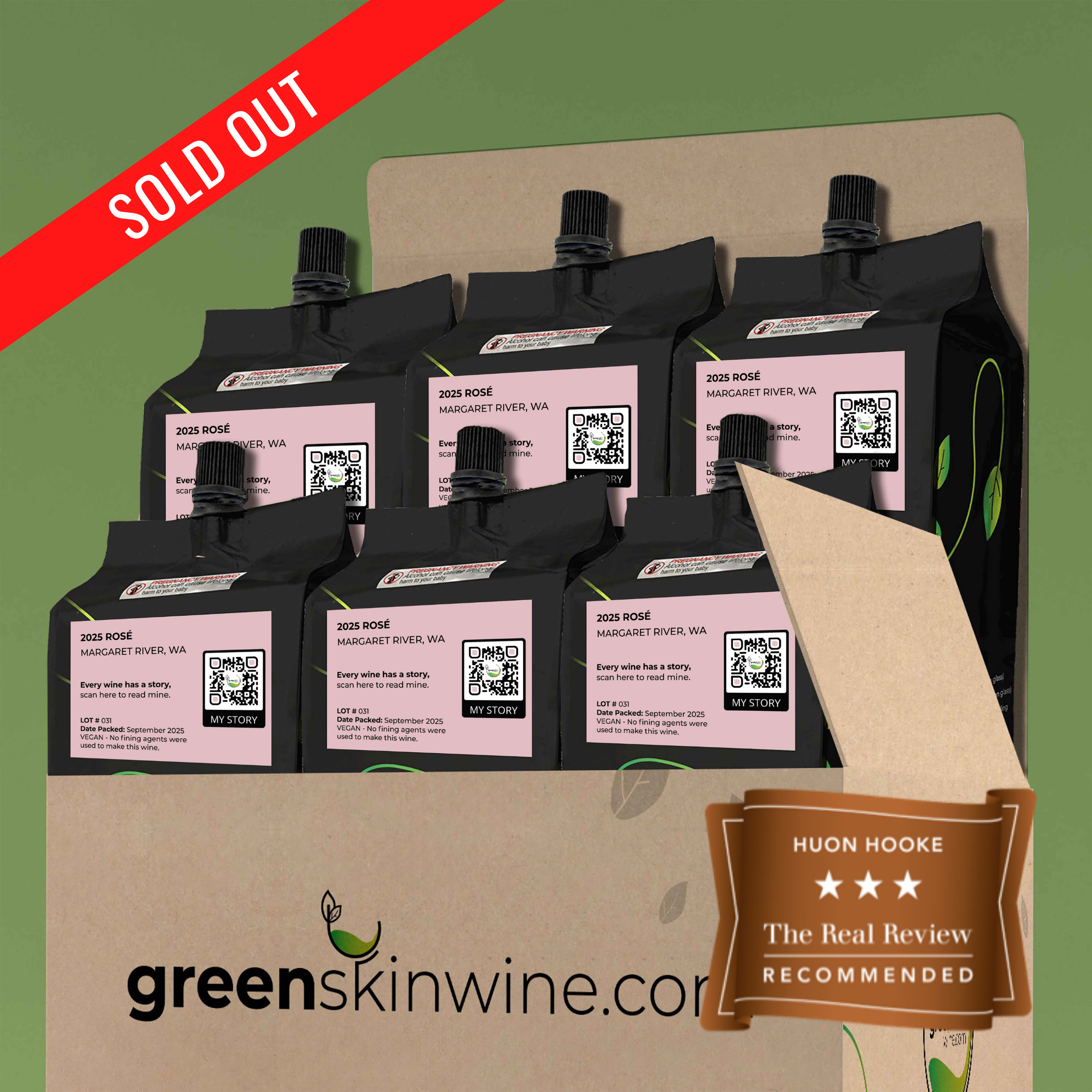 2025 Rose - Greenskin Wine - 6-Pack - Sold Out