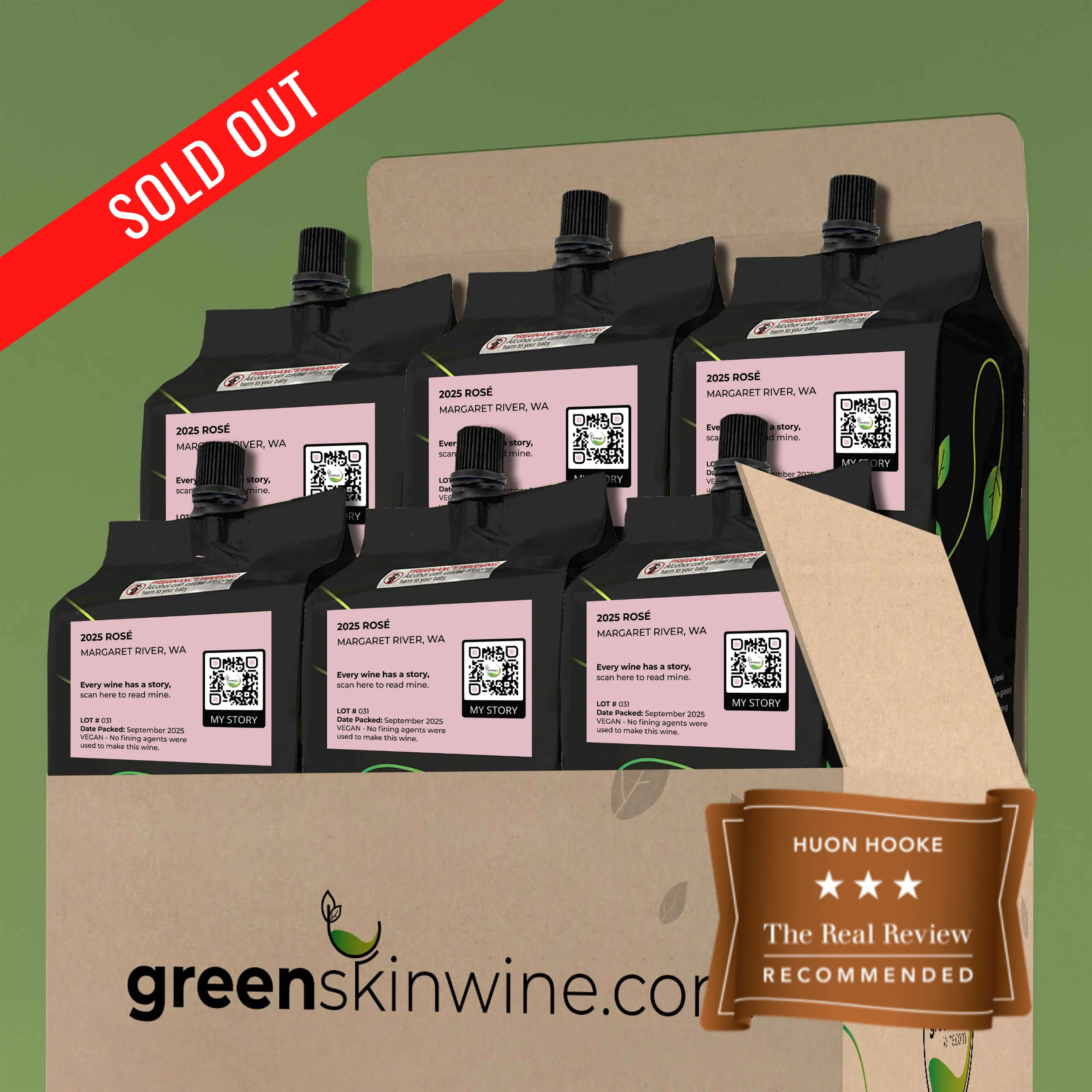 2025 Rose - Greenskin Wine - 6-Pack - Sold Out