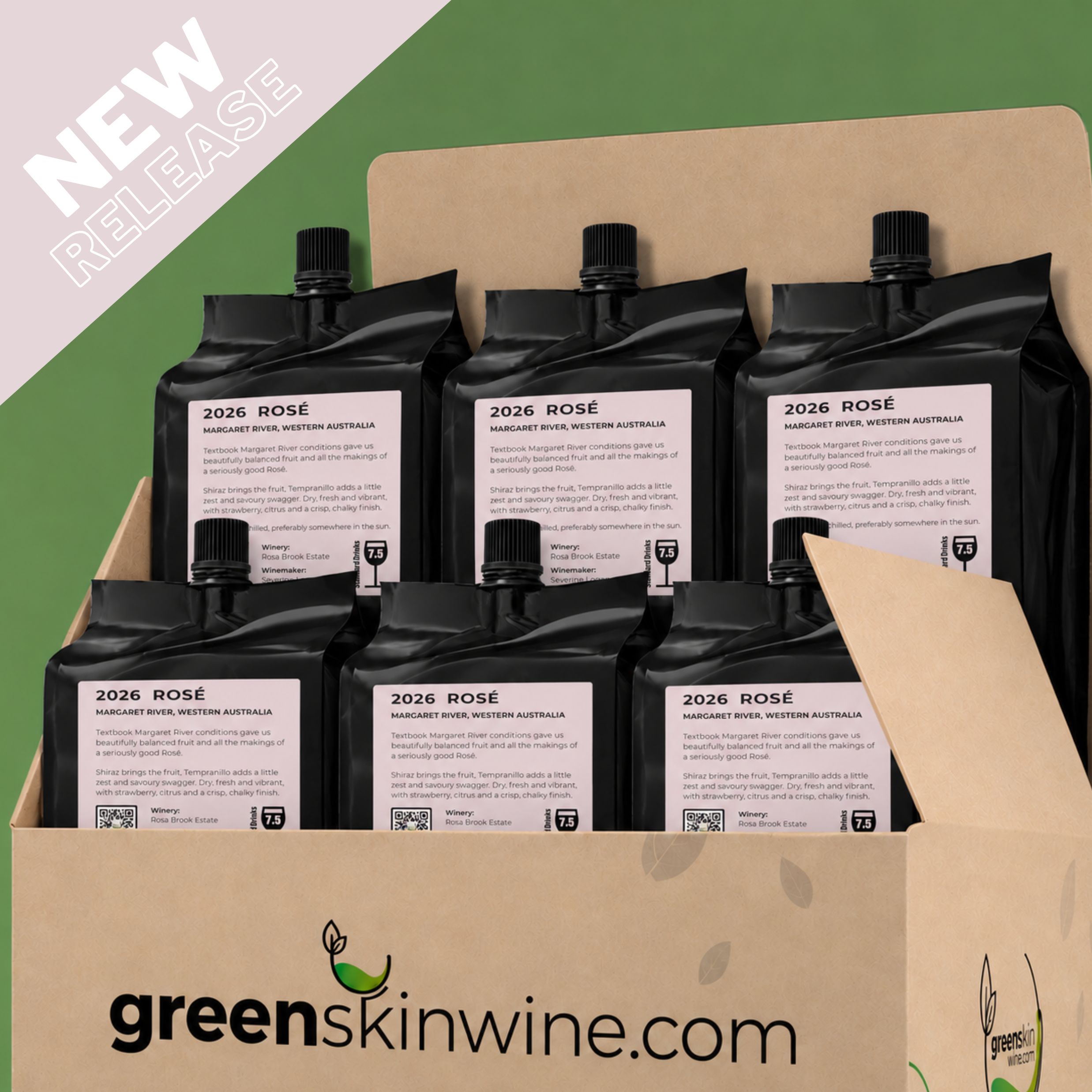 2026 Rose - Greenskin Wine - 6-Pack